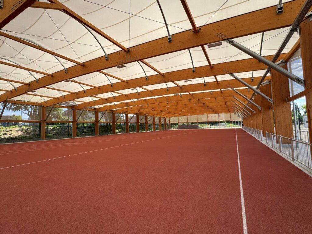 Construction d'un préau sportif à Bochum